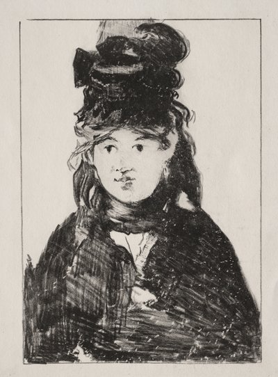 Portret Berthe Morisot autorstwa Édouard Manet