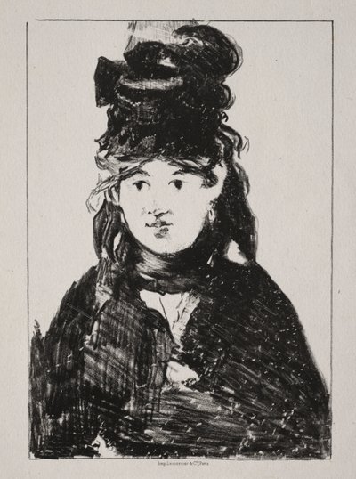 Portret Berthe Morisot autorstwa Édouard Manet