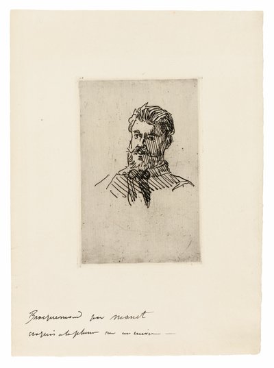 Portret Felixa Bracquemonda autorstwa Édouard Manet