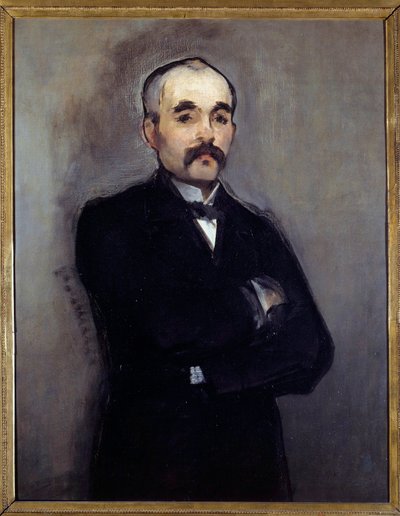 Portret Georgesa Clemenceau (1841-1929) Obraz Edouarda Maneta (1832-1883) XIX w. Słońce. 0,94 x 0,74 m Paryż, musee d