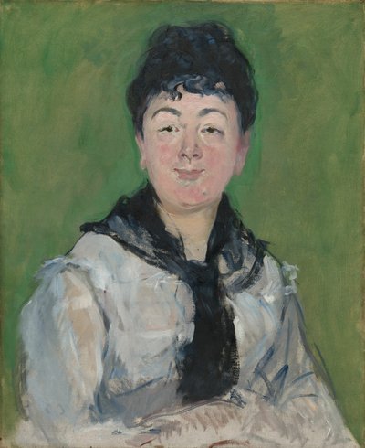 Portret kobiety z czarną fichu, ok. 1930 r. 1878. autorstwa Édouard Manet