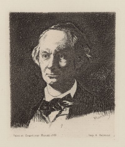 Portret poety Charlesa Baudelaire
