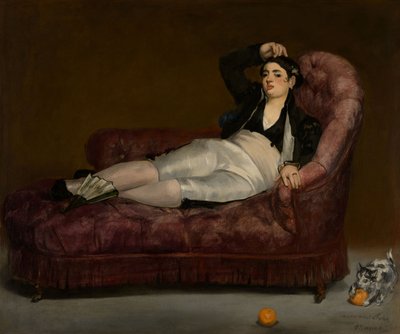 Leżąca młoda kobieta w hiszpańskim stroju autorstwa Édouard Manet