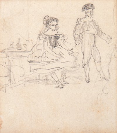 Para hiszpańska, 1862 autorstwa Édouard Manet