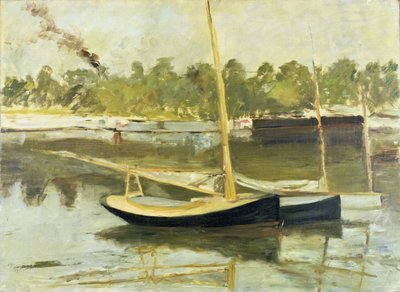 Badanie łodzi w Argenteuil autorstwa Édouard Manet