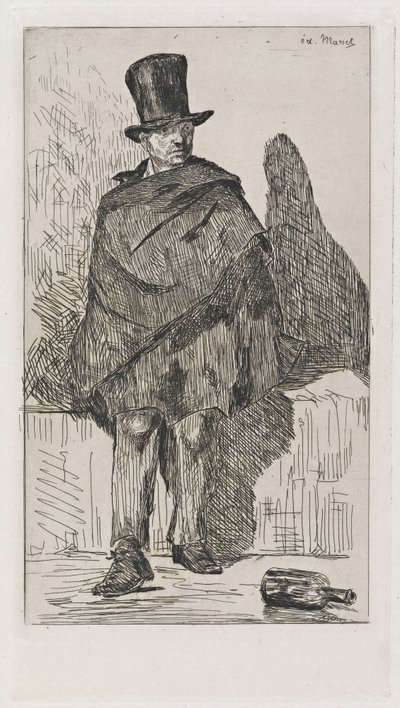 Pijący Absynt Pijący Absynt, 1862. autorstwa Édouard Manet