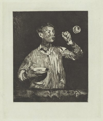Chłopiec z bańkami mydlanymi Chłopiec z bańkami mydlanymi, 18681869. autorstwa Édouard Manet