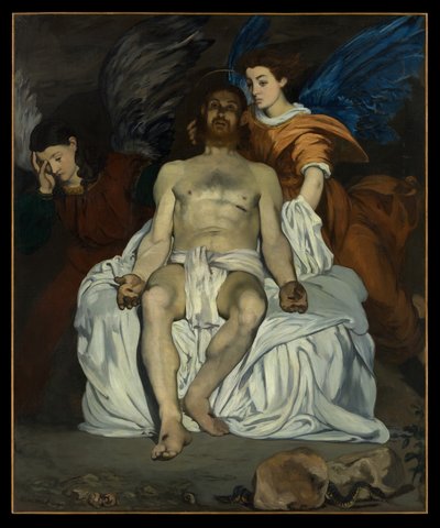 Martwy Chrystus z aniołami autorstwa Édouard Manet