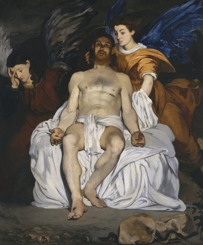 Martwy Chrystus z aniołami autorstwa Édouard Manet