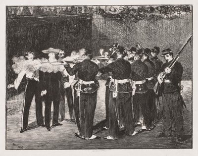 Egzekucja cesarza Maksymiliana autorstwa Édouard Manet