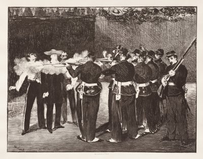 Egzekucja cesarza Maksymiliana autorstwa Édouard Manet