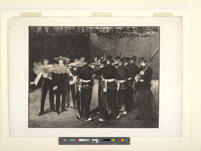Egzekucja Maksymiliana autorstwa Édouard Manet