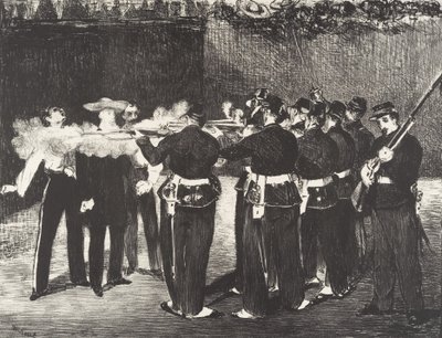 Egzekucja cesarza Maksymiliana Egzekucja Maksymiliana 1868 r. autorstwa Édouard Manet