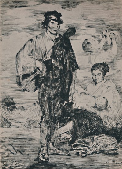 Cyganie, 1862, 1946 autorstwa Édouard Manet