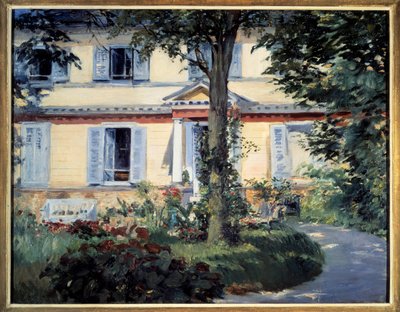 Dom Rueila Malarstwo Edouarda Maneta (1832-1883) 1882 Berlin, Staatliche museum autorstwa Édouard Manet