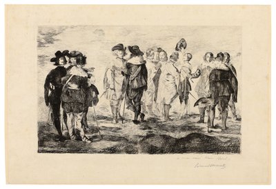 Mali Kawalerzyści autorstwa Édouard Manet