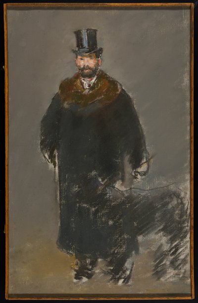 Człowiek z psem autorstwa Édouard Manet