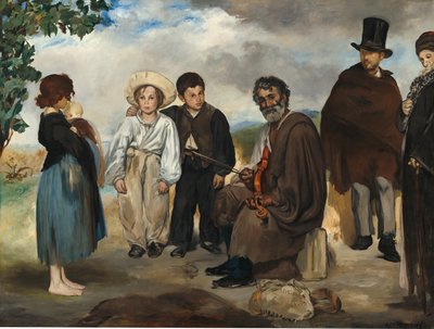 Stary muzyk autorstwa Édouard Manet