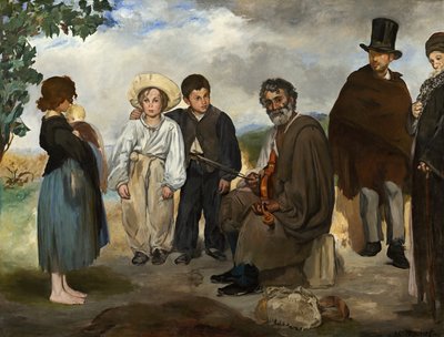 Stary muzyk autorstwa Édouard Manet