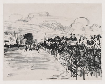 Wyścigi autorstwa Édouard Manet