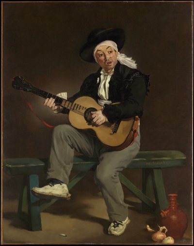 Hiszpańska śpiewaczka autorstwa Édouard Manet