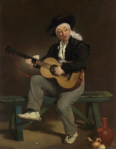 Hiszpański piosenkarz, 1860. autorstwa Édouard Manet