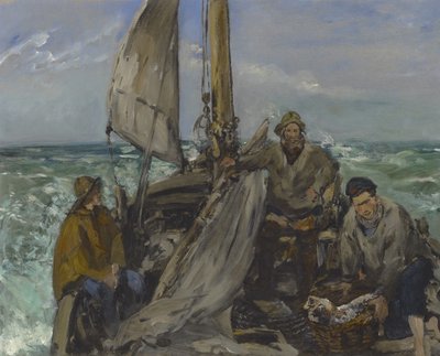 Robotnicy morza autorstwa Édouard Manet