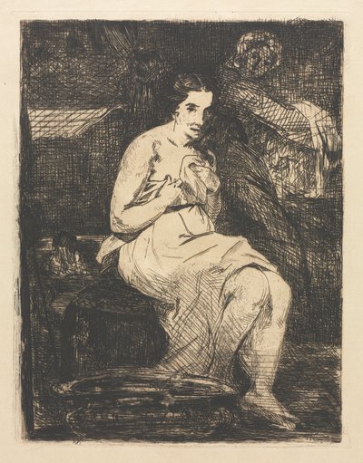 toaleta autorstwa Édouard Manet