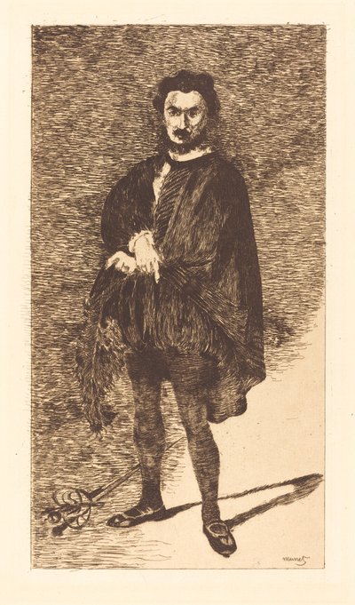 Tragiczny aktor autorstwa Édouard Manet