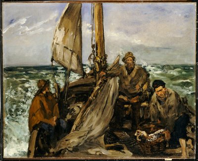 Robotnicy morza, 1873 autorstwa Édouard Manet