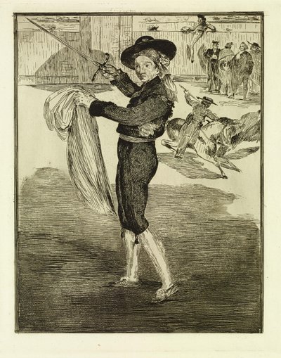 Victorine Meurent w kostiumie espady autorstwa Édouard Manet