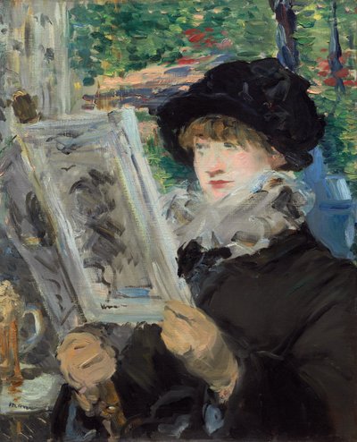 Kobieta czytająca autorstwa Édouard Manet