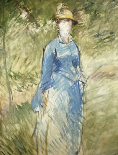 Młoda kobieta w zieleni; Młoda kobieta w zieleni, 1882 autorstwa Édouard Manet