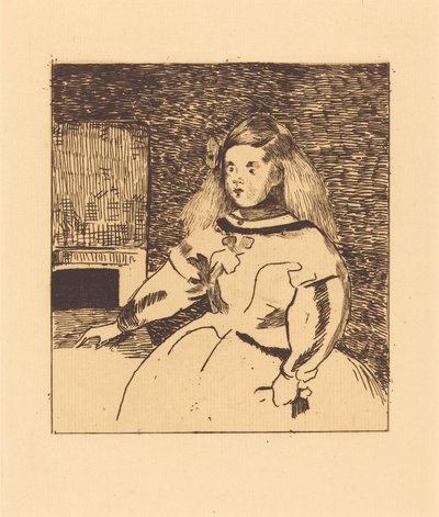 Infantka Małgorzata (Infante Małgorzata) autorstwa Edouard Manet after Diego Velázquez