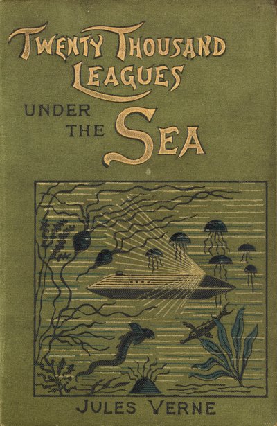 Okładka książki "Twenty Thousand Leagues Under The Sea" Julesa Verne