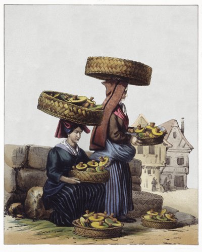 Sprzedawcy grzybów autorstwa Edouard Pingret
