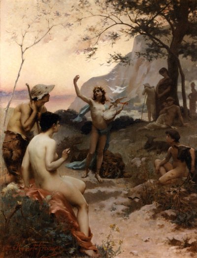 Orfeusz, 1884. autorstwa Édouard Rosset Granger