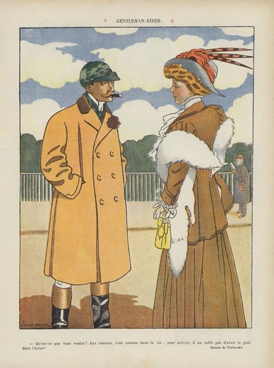 Ilustracja do Le Rire autorstwa Edouard Touraine