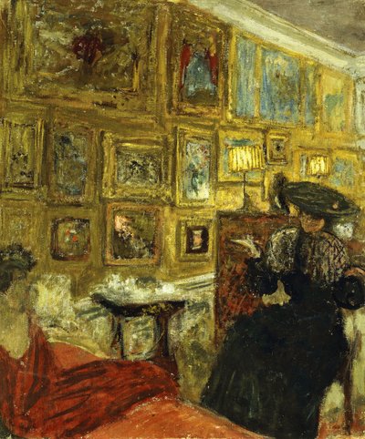Wizyta w Hesji; Wizyta w Heslach, ok. 1908 autorstwa Edouard Vuillard