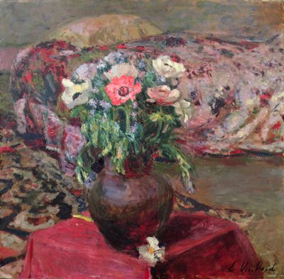 Zawilce (olej na płótnie) autorstwa Edouard Vuillard
