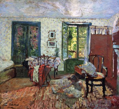 Annette we wnętrzu; Annette we wnętrzu, ok. 1903 autorstwa Edouard Vuillard