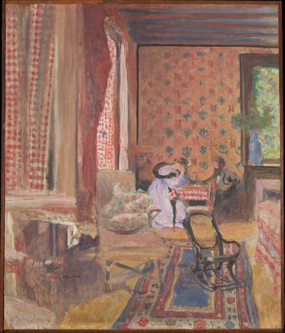 Beim Brettspiel autorstwa Edouard Vuillard