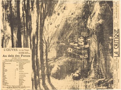 Poza siłami ludzkimi autorstwa Edouard Vuillard