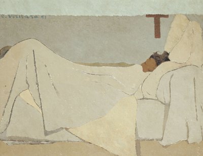 Au oświetlony w łóżku, 1891 autorstwa Edouard Vuillard