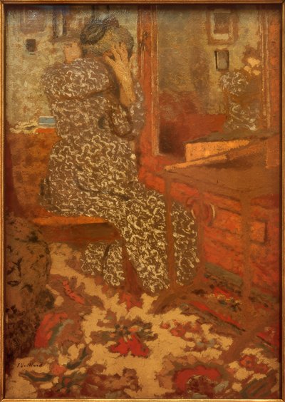 Kiedy robisz włosy autorstwa Edouard Vuillard