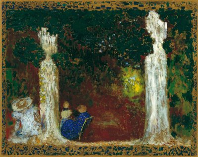Pod drzewami, 1897-1898 autorstwa Edouard Vuillard