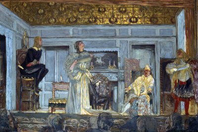Dekory wyimaginowanych chorych autorstwa Moliere autorstwa Edouard Vuillard