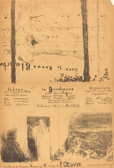 Bracia; Opiekun; Wierzyciele autorstwa Edouard Vuillard
