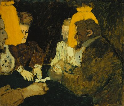 Gra w karty autorstwa Edouard Vuillard