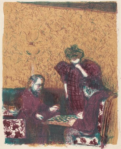 Das Damespiel autorstwa Edouard Vuillard